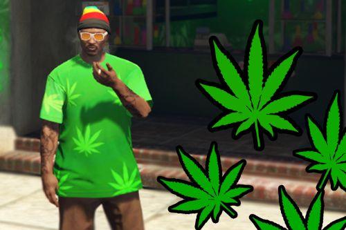 Stylish Weed Shirt for Online Players